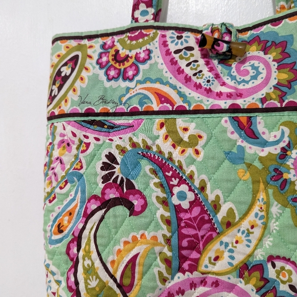 Vera Bradley Paisley Tote Bag - Picture 4 of 8